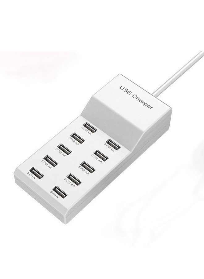 General USB Charger - 5V2A Smart Fast Charge Multi-port Charging Head 10-port USB Charger  - Image 1