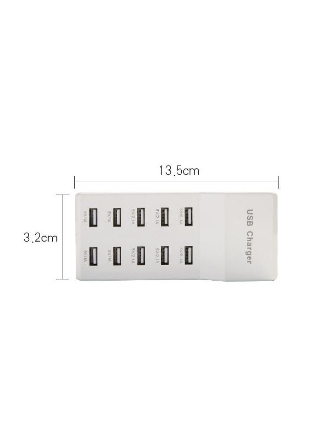 General USB Charger - 5V2A Smart Fast Charge Multi-port Charging Head 10-port USB Charger  - Image 4