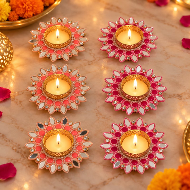 Decorative Tealight Holder for Diwali - CAD013 - Image 4