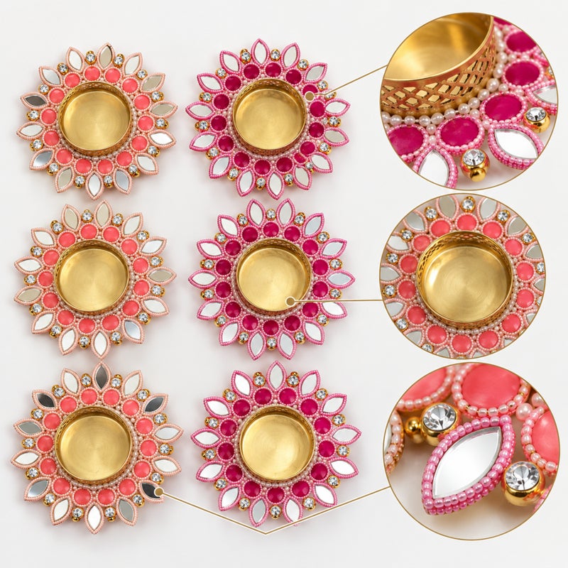 Decorative Tealight Holder for Diwali - CAD013 - Image 3