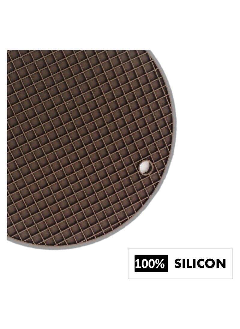 Auroware Auroware Kitchen Dining Set of 12 piece Silicone Table mat place mat Water resistance Easy to clean Heat resistance  - Image 3