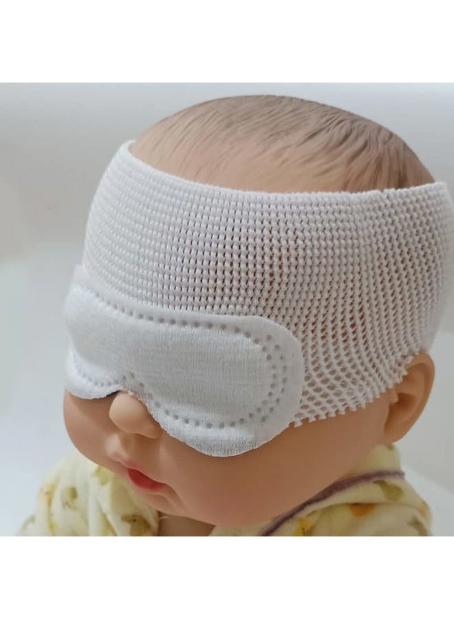 Brrnoo Baby Blindfold Sleep Mask Light Avoid Light Breathable Mesh Newborn Eye Patch Elastic Irradiation Eye Pad - Image 3