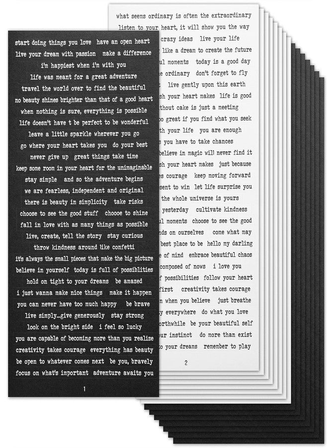 Dwpetzo 16 Sheets Quote Stickers for Scrapbooking Supplies, 812pcs Phrases Words Stickers for Vintage Junk Journaling DIY Art Crafts Collage Album Embellishment - Image 1