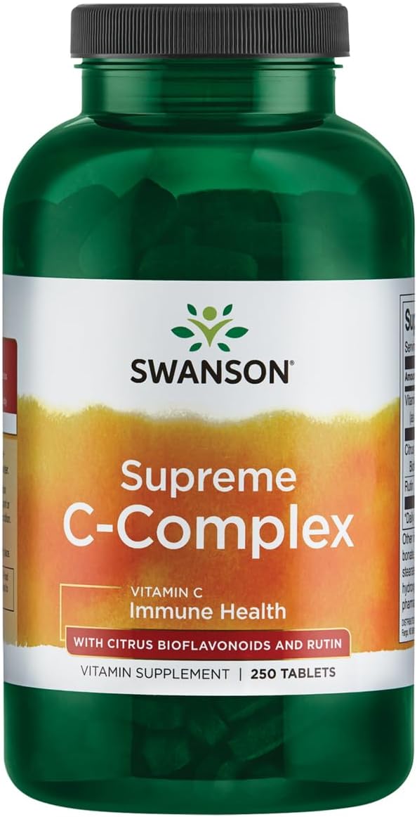 SWANSON Supreme C-Complex Vitamin Supplement 250 Tablets - Image 1