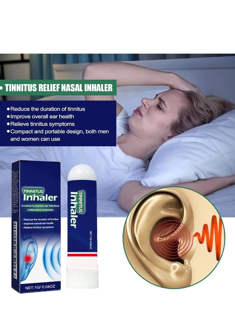 SYOSI 5Pcs Tinnitus Relieves Snorting Relief for Ringing Ears, Tech Silen Inhaler, Restore Your Hearing Helps Relieve Ear Pressure, Effectively Improves and Discomfort  - Image 2