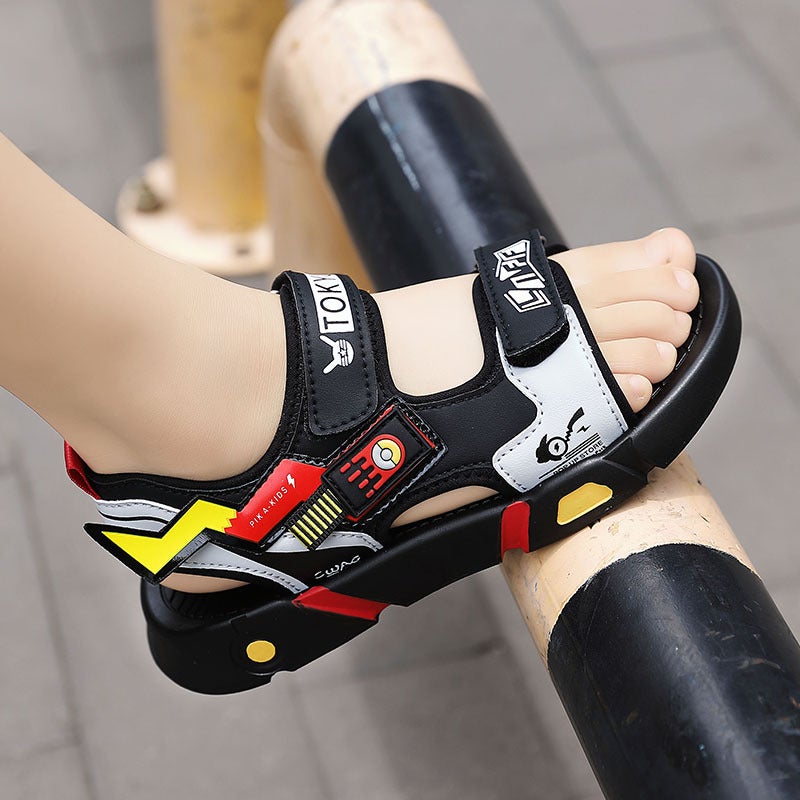 Summer Brand Boys Sandals Air Cushion Big Kids Students Beach Shoes Open Toe Children Sports Sandals - Image 1
