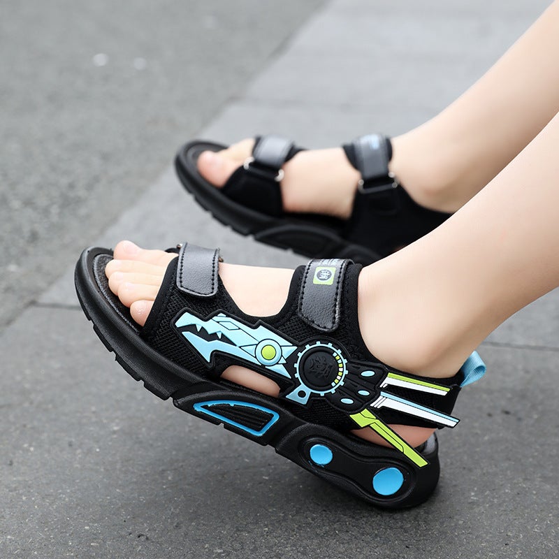 Summer Brand Boys Sandals Air Cushion Big Kids Students Beach Shoes Open Toe Children Sports Sandals - Image 3
