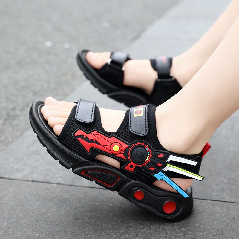 Summer Brand Boys Sandals Air Cushion Big Kids Students Beach Shoes Open Toe Children Sports Sandals - Image 5