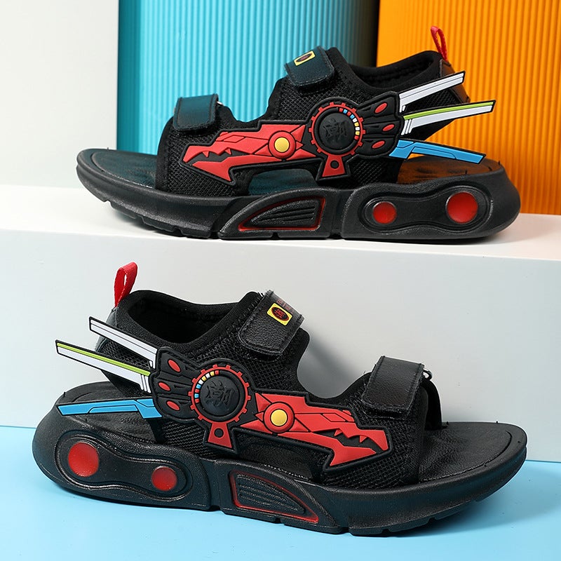 Summer Brand Boys Sandals Air Cushion Big Kids Students Beach Shoes Open Toe Children Sports Sandals - Image 2