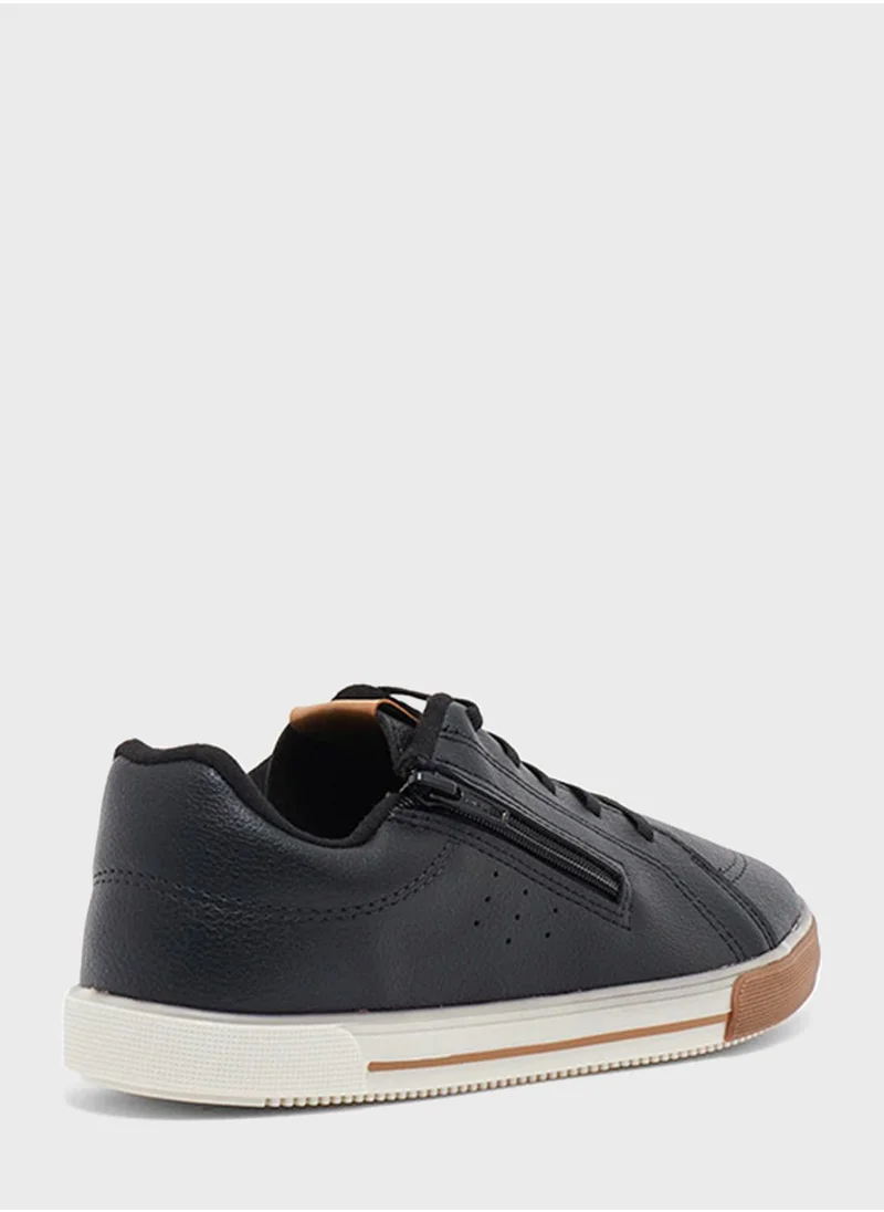 MOLEKINHO Kids Cheesebro Lace Up Sneakers