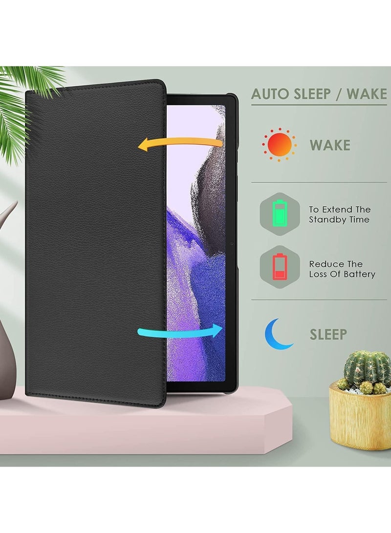 VKL compatible for Samsung Galaxy Tab A7 Lite 8.7 inch Case,360°Rotating Case,Multi-Angle Swiveling Slim cover Auto Wake/Sleep PU Leather Hard Back Shockproof - Image 2
