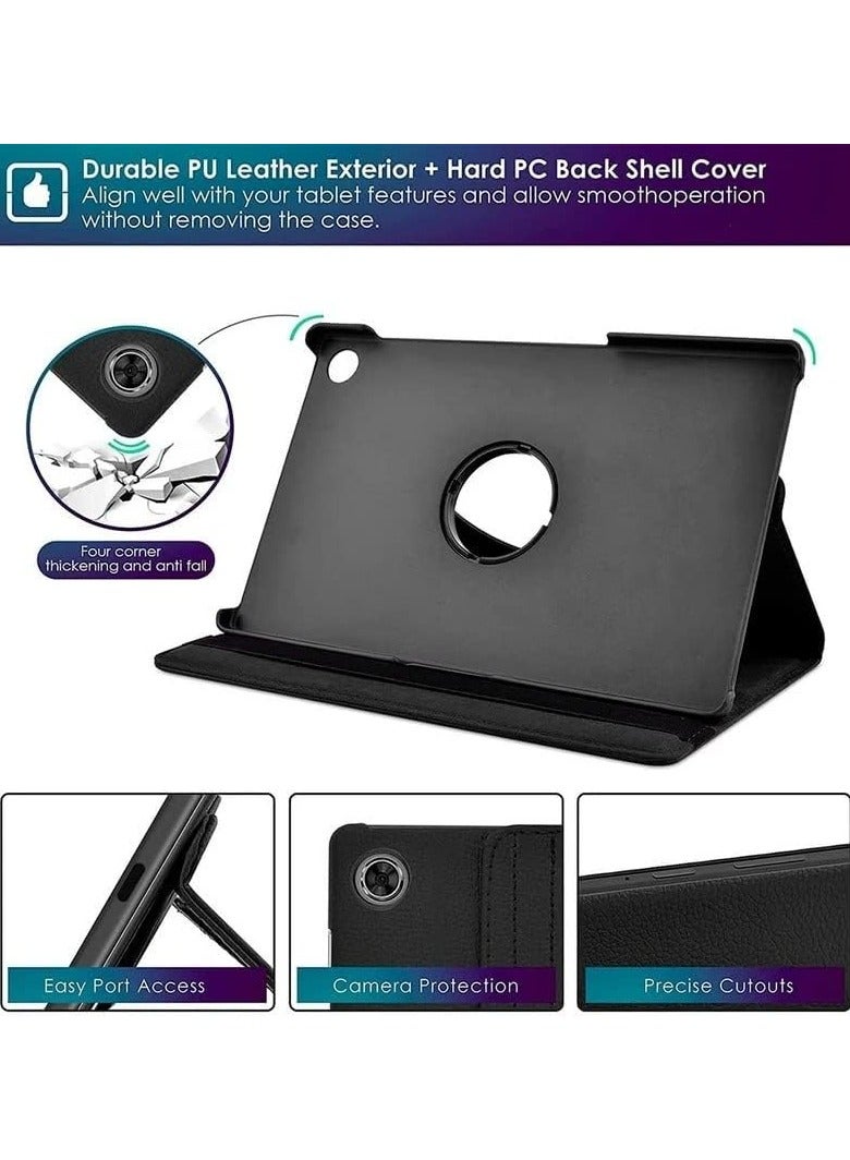VKL compatible for Samsung Galaxy Tab A7 Lite 8.7 inch Case,360°Rotating Case,Multi-Angle Swiveling Slim cover Auto Wake/Sleep PU Leather Hard Back Shockproof - Image 3