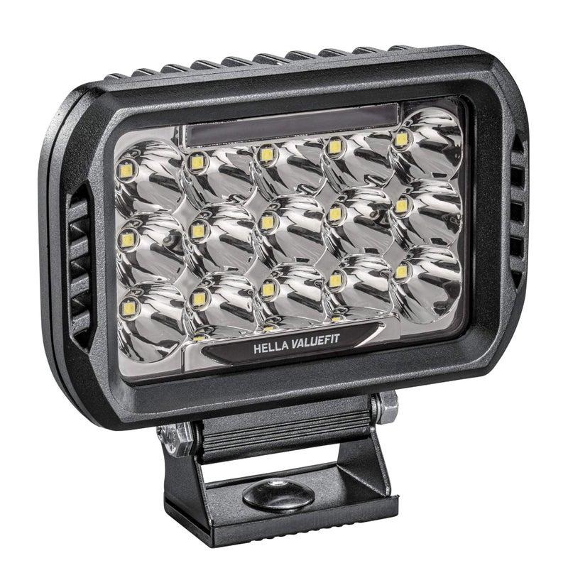 مصباح قيادة LED من سلسلة Hella ValueFit 450 مصباح قيادة عالمي للطرق الوعرة لشاحنات البيك أب ATV SUV 4x4 جيب الجرارات 358154041