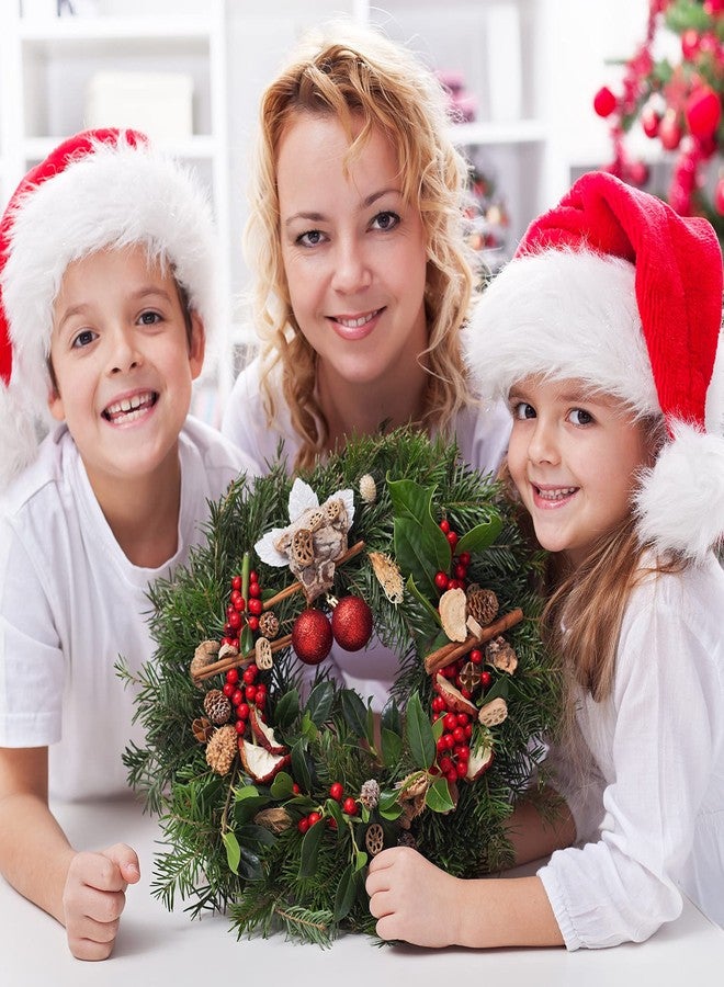 هوتوب مجموعة هوتوب المكونة من 16 قطعة من إطارات أكاليل عيد الميلاد السلكية، مقاس 12 و14 بوصة، مصنوعة من أسلاك معدنية، على شكل حلقات زهور دائرية، مثالية لصنع الحرف اليدوية، وتزيين رأس السنة وعيد الحب. - Image 3