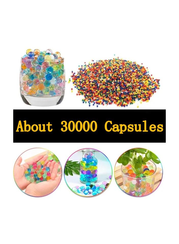 Generic 30000-Pieces/Set Hydrogel Pearl Shaped Crystal Soil Water Beads,Bio Gel Ball for Flower,Weeding Mud Growing Magic Jelly Balls  - Image 1