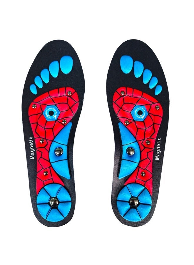 Magnetic Massage Insoles, Massage The Acupuncture Points On The Soles Of The Feet, Relieve Fatigue, With  Arch Support, Foot Therapy Insoles For Men And Women - Image 1