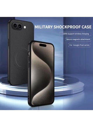 For Google Pixel 10A tective Back Case Cover Soft Silicone Carbon Fiber Magnetic Case Phone Coques for Google Pixel 10A - view 3