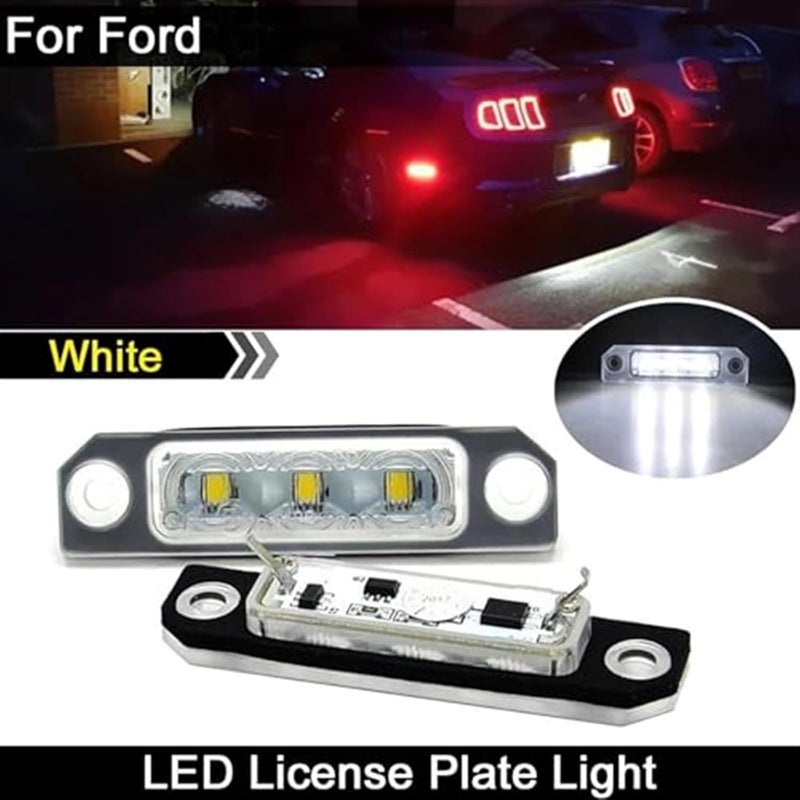 Wivplex 2Pcs License Plate Lights for Ford Vehicles - Image 3