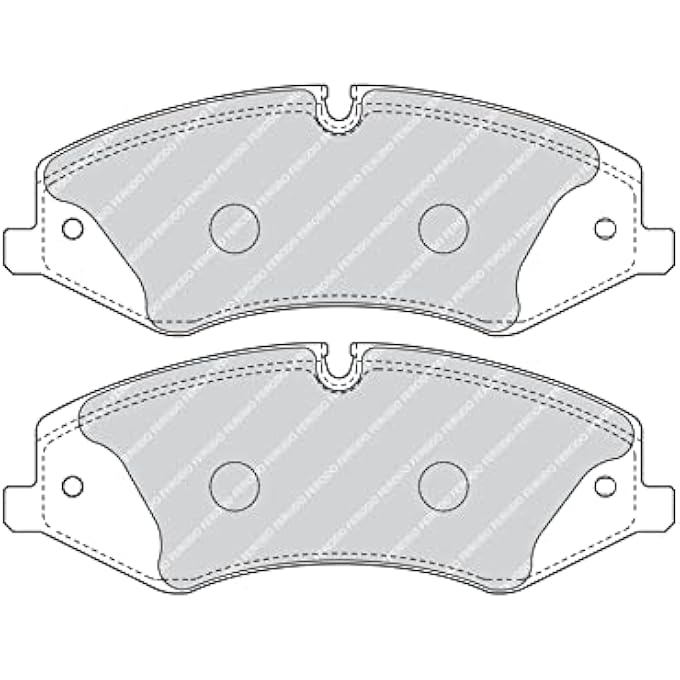 ريحني مجموعة فرامل الفرامل FDB4104 فيرودو مجموعة فرامل قرصية مكونة من 4 - Image 3