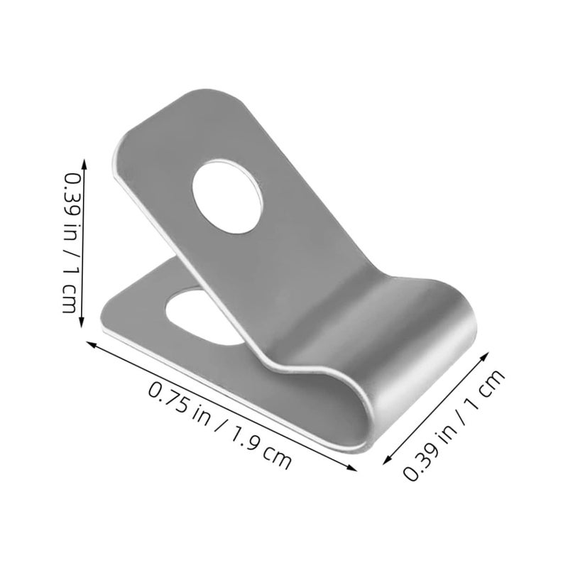 Stainless Steel Wire Fence Clamps 100 Sets for Easy Installation in Pet Cages and Gardens - Image 3