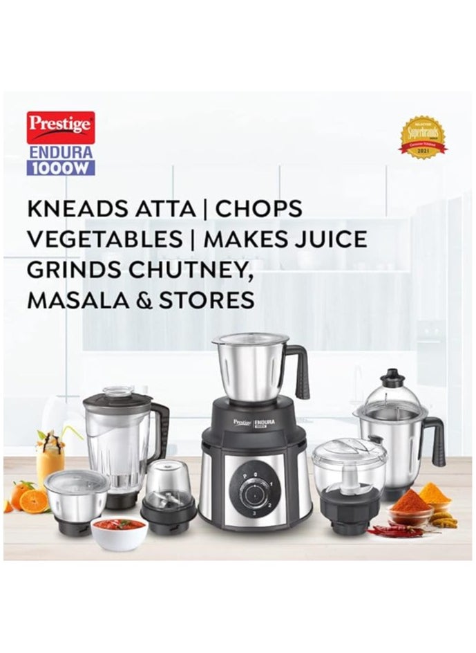 Generic - Prestige Endura 1000W Mixer Grinder, 6 Jars - Image 1