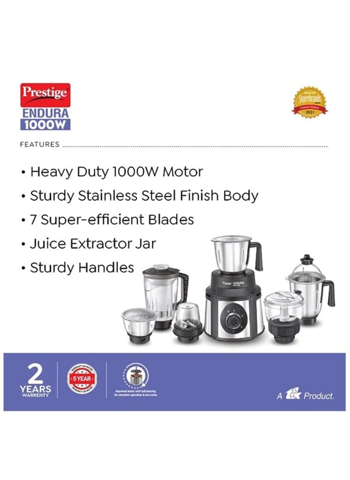 Generic - Prestige Endura 1000W Mixer Grinder, 6 Jars - Image 1
