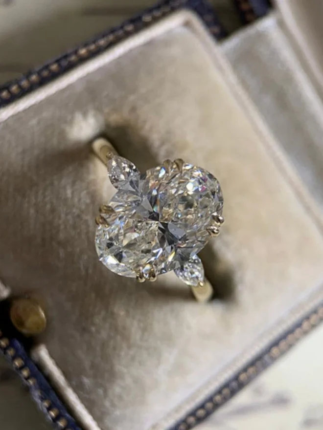 Styli  Embellished Oval-Cut Ring for Women | Best Price UAE