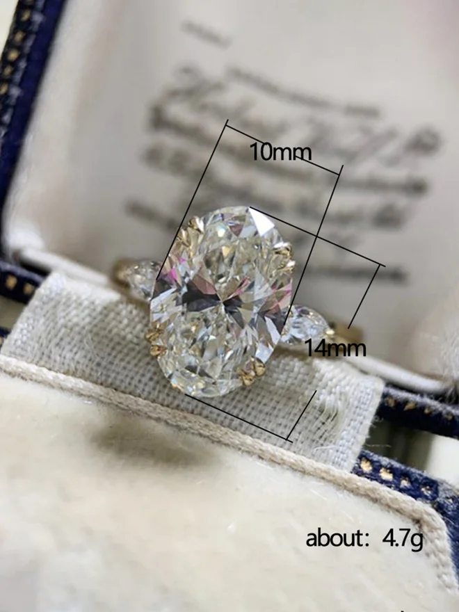 Styli  Embellished Oval-Cut Ring for Women | Best Price UAE