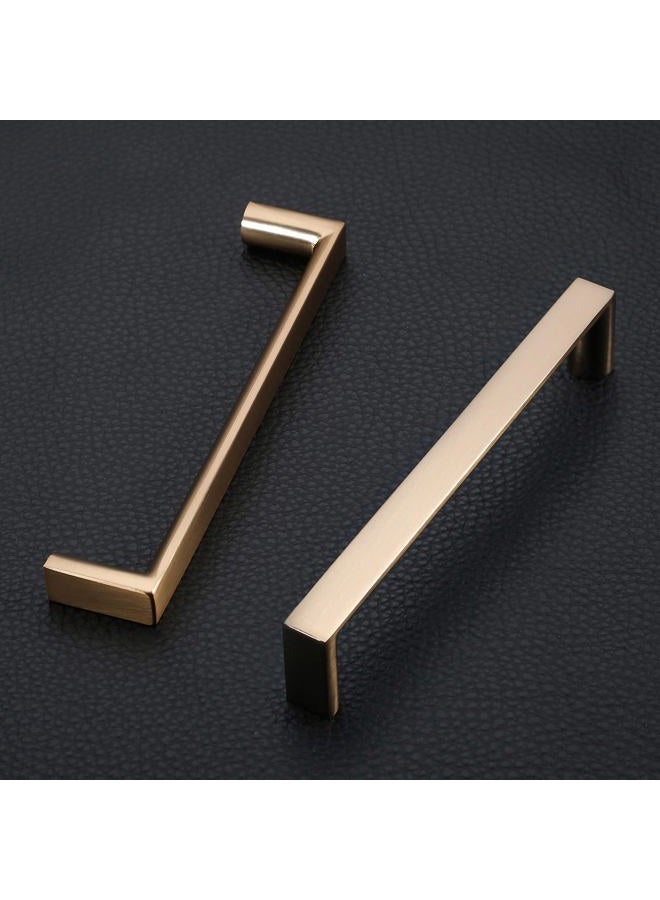 KNOKLOCK 30 Pack 5 Inch(128mm) Cabinet Pulls Square Champagne Bronze Kitchen Cabinet Handles Kitchen Cabinet Hardware Gold Drawer Pulls for Dresser Cupboard Wardrobe - Image 2