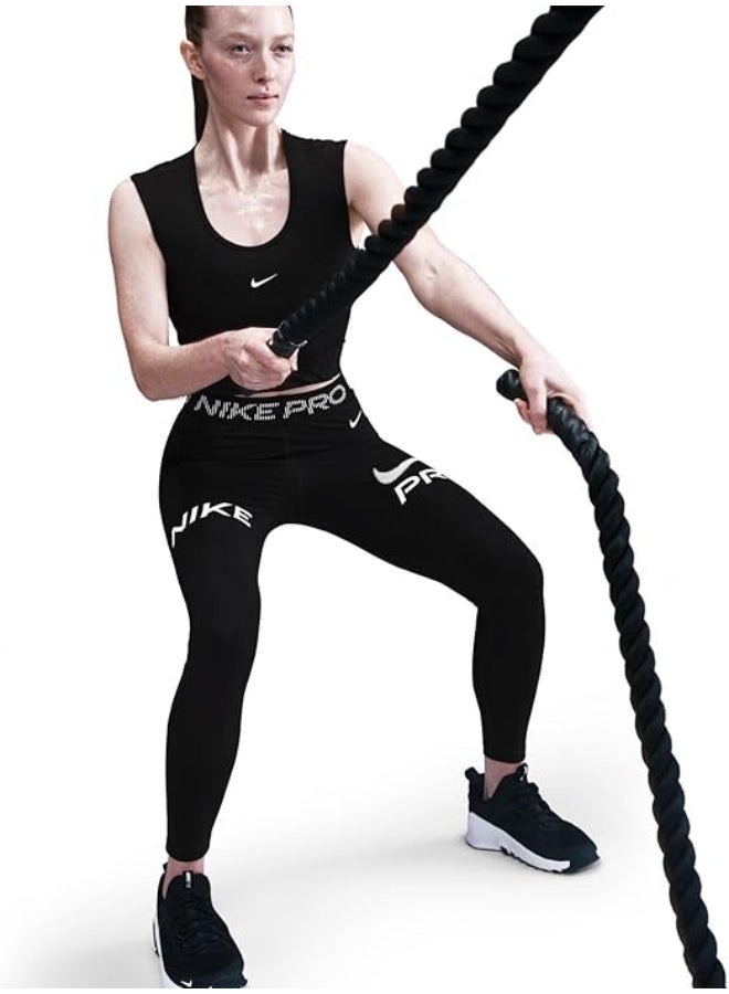 Nike Women’s Nike Pro 365 Mid-Rise 7/8 Tights Graphic - Image 2