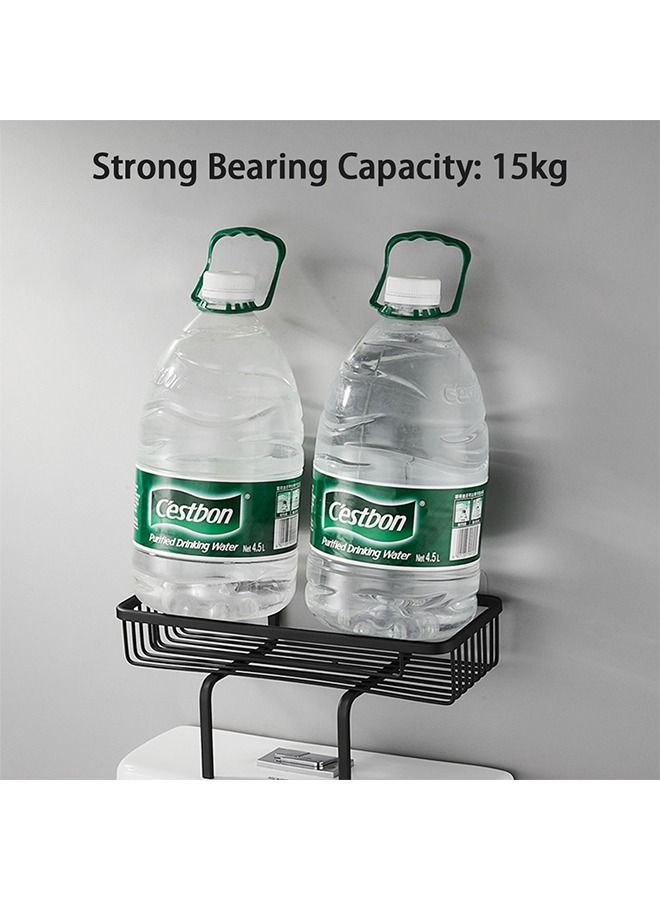 Bathroom over the Toilet Shelf,Bathroom Storage Organizer Shelves for Organizing Paper Towels Shampoo,Black  - Image 5