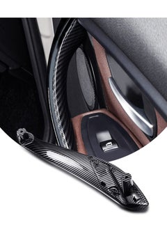Car Inner Trim ​carbon Fiber Pattern Door Handle Cover for Bmw 3 4 Series,compatible with Bmw 3 4 Series Interior Door Panel Handles Bmw F30 F31 F32 F33 F34 F36 F80(front Right)