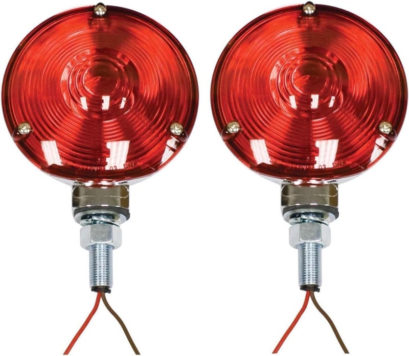 EMPI Heavy Duty Off-Road Tail Lights with Red Lens - Image 1