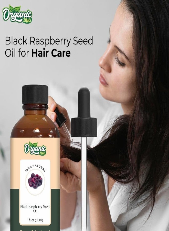 Organic Zing Black Raspberry Seed (Rubus Occidentalis) Oil | Pure & Natural Carrier Oil for Skincare and Hair Care - 30ml/1.01fl oz - Image 5