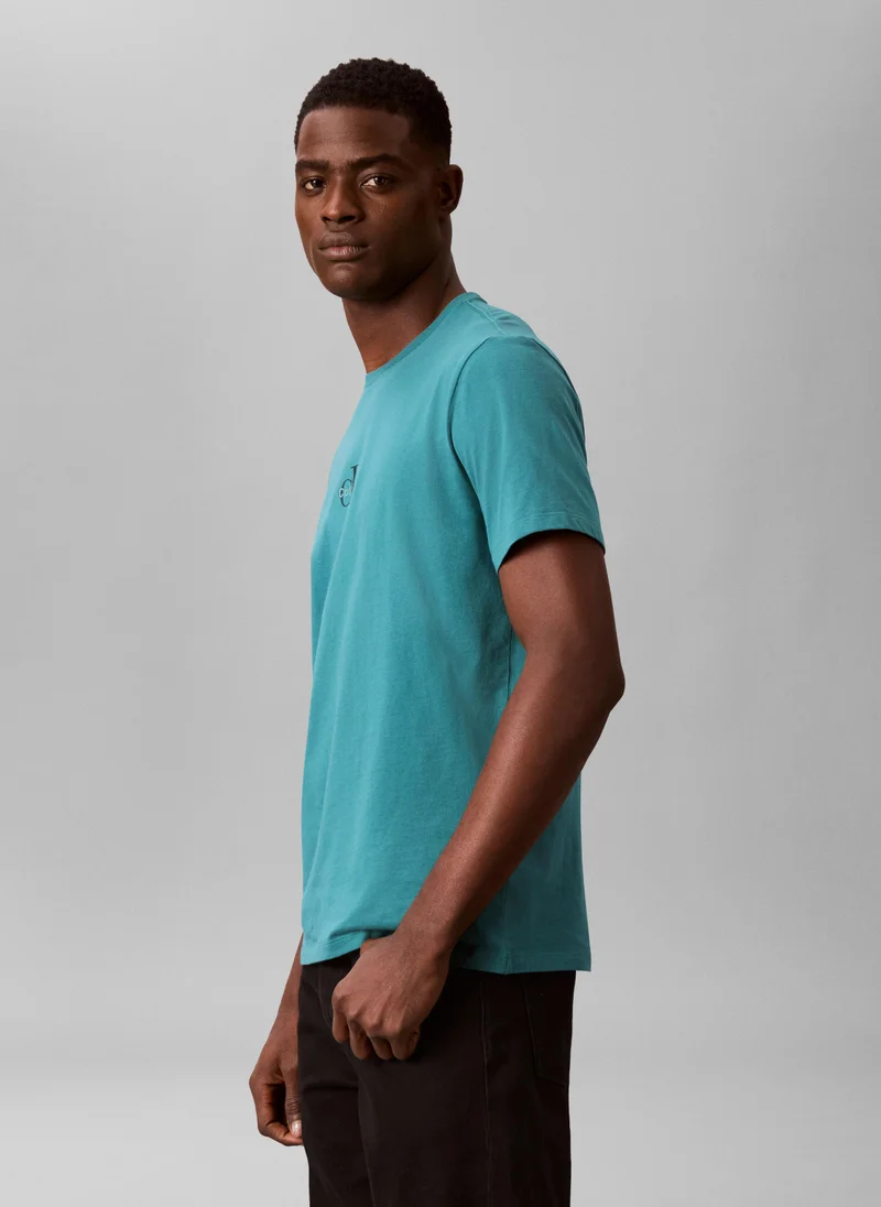 Calvin Klein Jeans North Sea Monogram Logo T-Shirt for Men | Best Price UAE