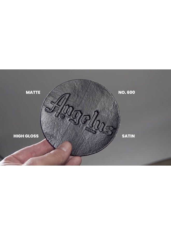 Matte Acrylic Finisher – Flexible Clear Coat for Leather Shoes, Bags, Jackets & Accessories, Matte Finish for Leather Craft & Restoration. No. 620-4 fl oz