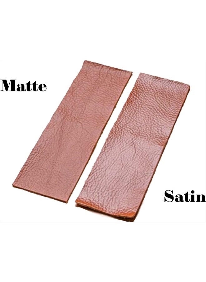 Matte Acrylic Finisher – Flexible Clear Coat for Leather Shoes, Bags, Jackets & Accessories, Matte Finish for Leather Craft & Restoration. No. 620-4 fl oz