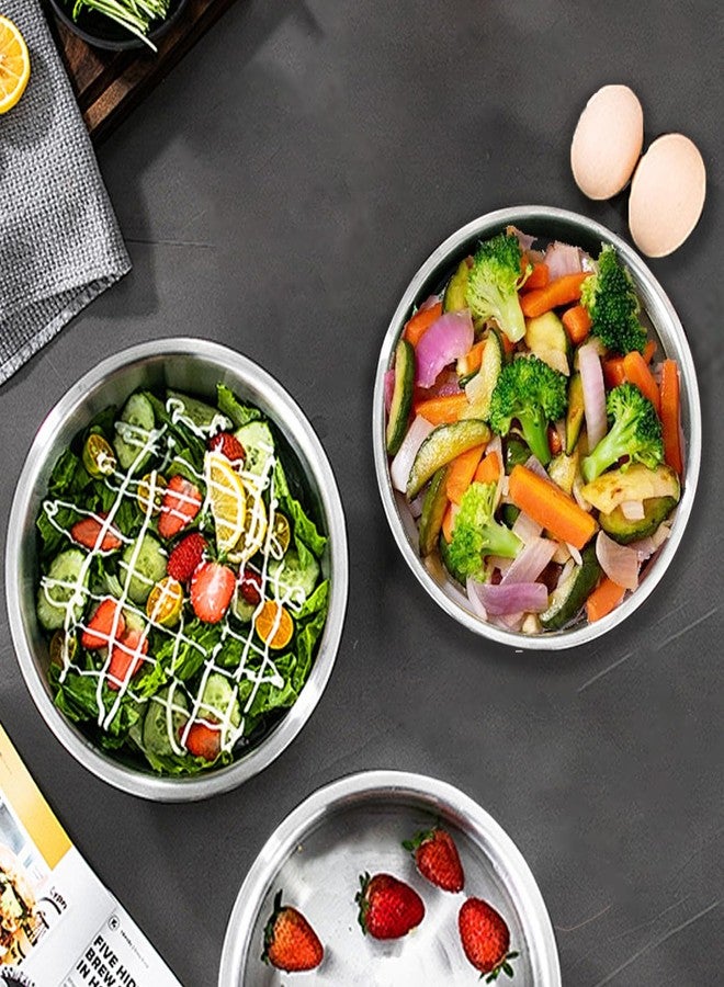 CAMBUY Stainless Steel Cereal Bowls 6Pack 24Oz Lightweight Unbreakable Double Layered Salad Bowls Set Non-Toxin Dishwasher Safe BPA Free and Healthy - Image 4