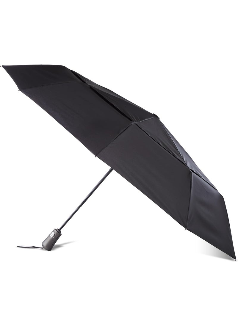 Totes - totes Mens and Womens Ultimate Folding Umbrella with Auto Open Close Windproof Sun Protection - Image 1