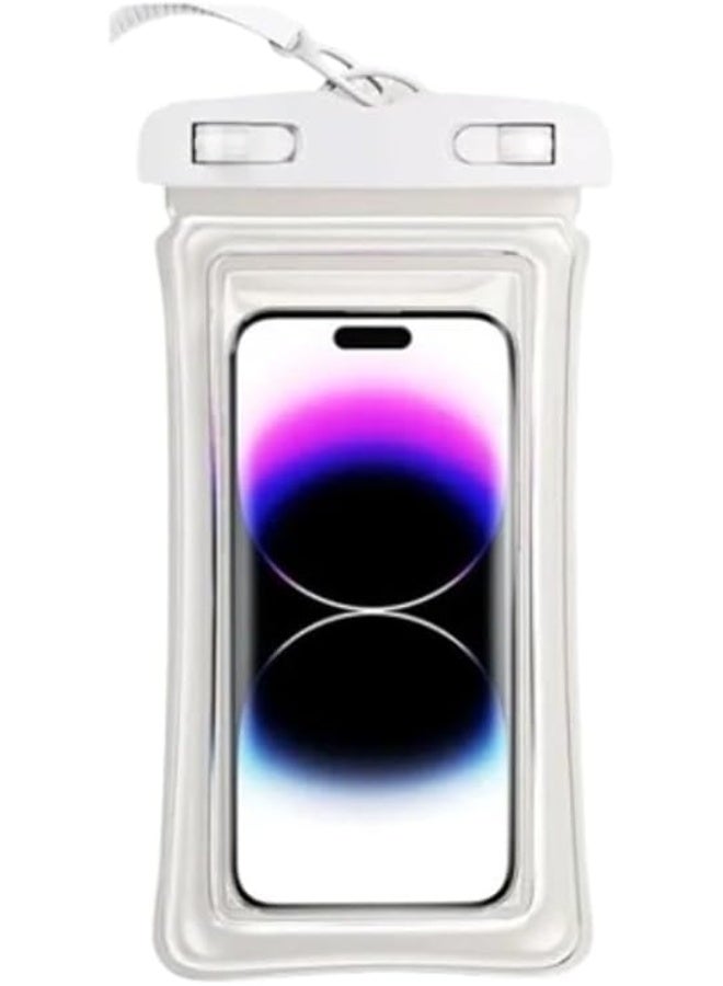IPX8 Waterproof Phone Case with Airbag Safety | Anti-Sink Buoyant Pouch for iPhone 16/15/14/13 & Samsung S24/S23 Ultra (6.8") | Universal Floatable Dry Bag - Image 1