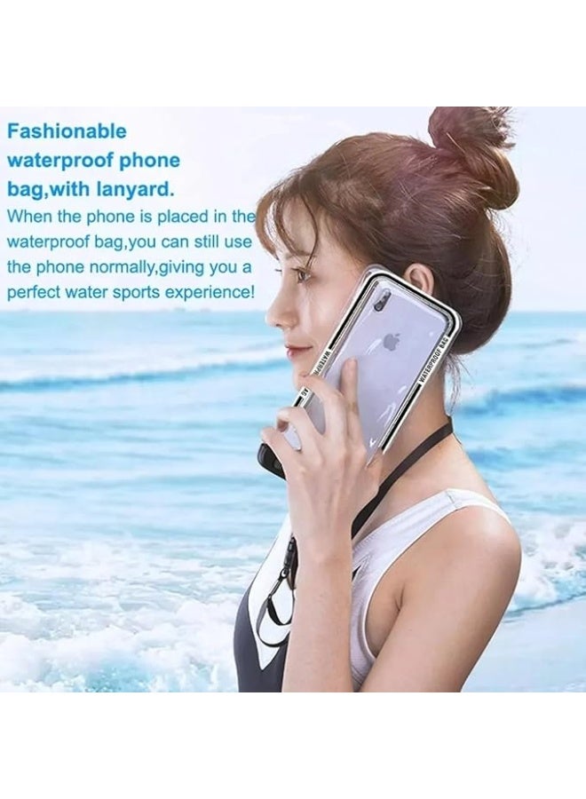 IPX8 Waterproof Phone Case with Airbag Safety | Anti-Sink Buoyant Pouch for iPhone 16/15/14/13 & Samsung S24/S23 Ultra (6.8") | Universal Floatable Dry Bag - Image 5