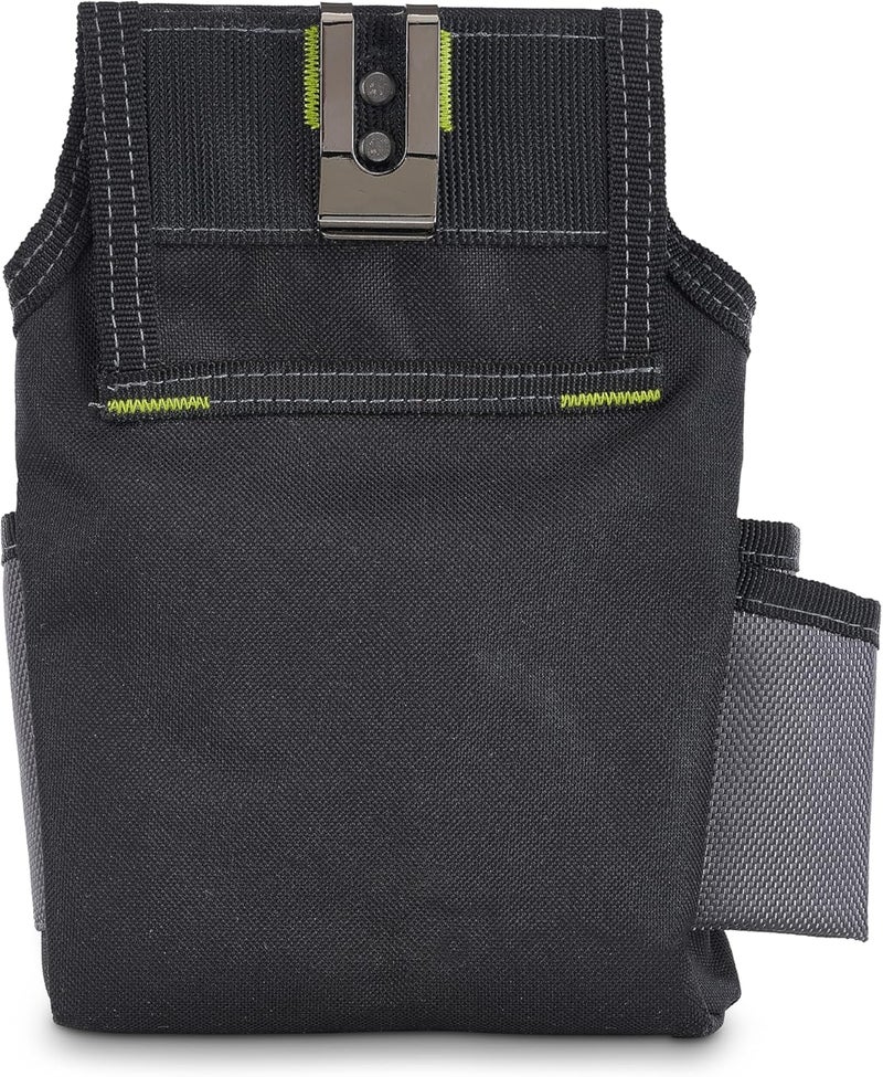 AWP Mini Electrician Tool Pouch - Compact Black & Gray Ballistic Nylon Organizer - Image 4