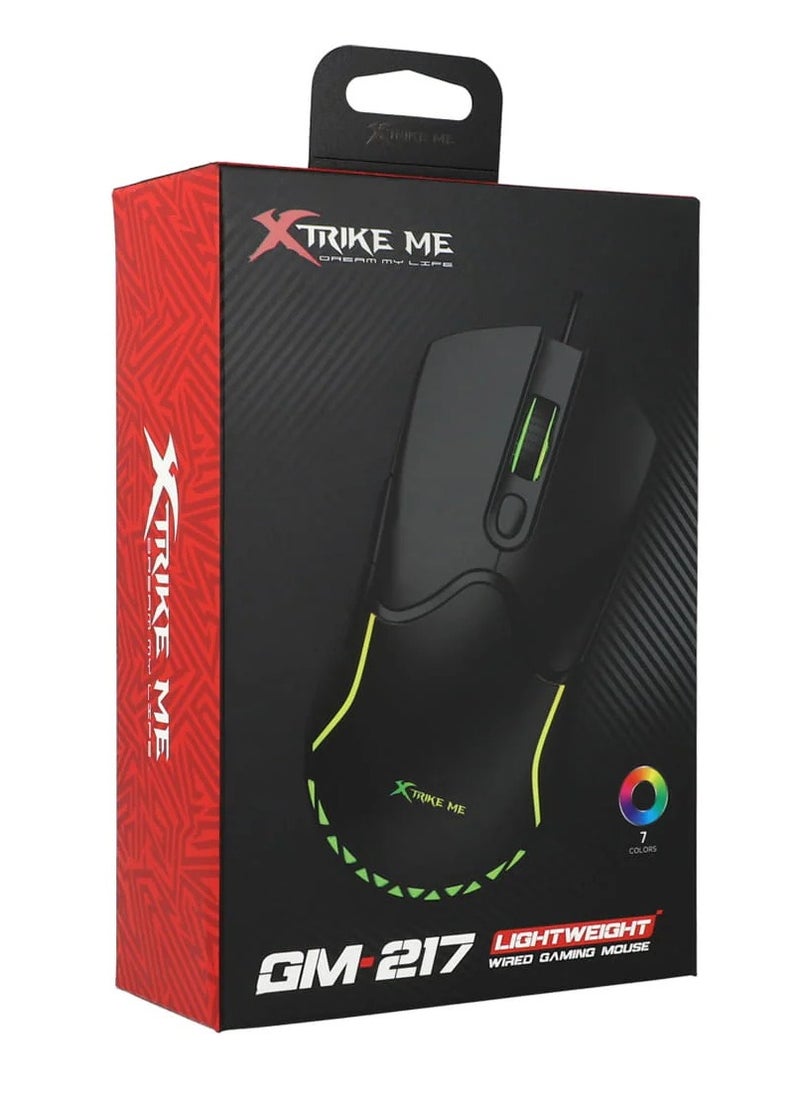 XTRIKE ME - GM217 RGB Gaming Mouse - Optical Sensor 3,600 DPI - Image 1