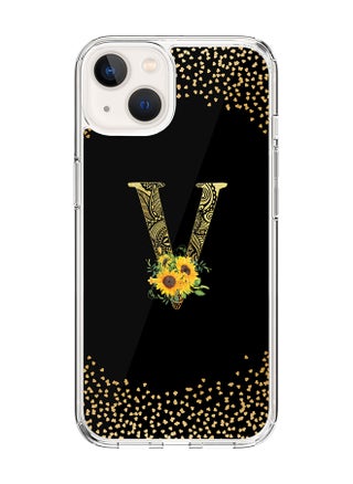 Classic Clear Case For iPhone 14 Plus, Hybrid Soft Case Thin Cover- Custom Monogram Initial Letter Mandala Floral Pattern Alphabet - V(Black) - pzsku/ZA55E005AE2CE77A07E77Z/45/_/1704350552/21cab5fa-4ee6-407f-98d1-35dee38c3afe