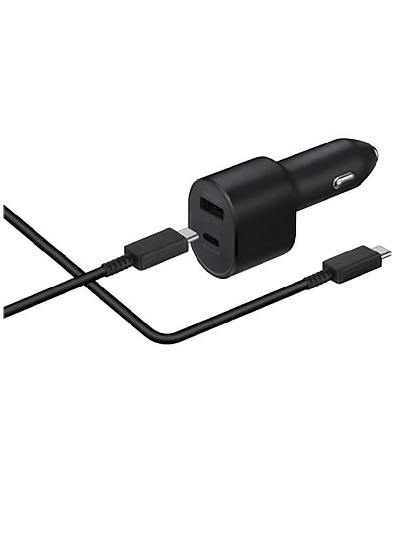 شاحن سيارة مزدوج USB فائق السرعة 45 واط، محول طاقة بمنافذ مزدوجة لسامسونج، آيفون، آيباد، للشحن السريع باللون الأسود - Image 5