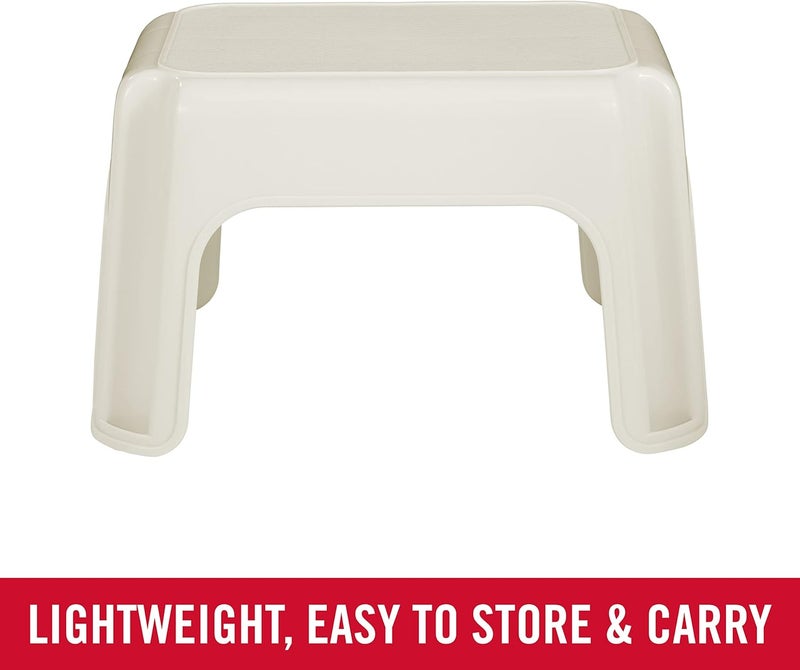 Rubbermaid Roughneck StepStool Bisque Lightweight Holds up to 300 pounds Ideal for KitchenBath SkidResistant - Image 2
