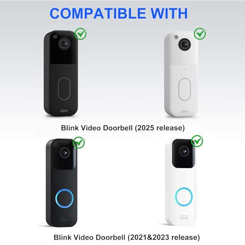 ALERTCAM No Drill Doorbell Mount for Blink Video Doorbell (2023 Release & 2025 Release), Anti-Theft and Weatherproof Mount for Blink Camera, Perfect for Homes and Apartments - Image 2