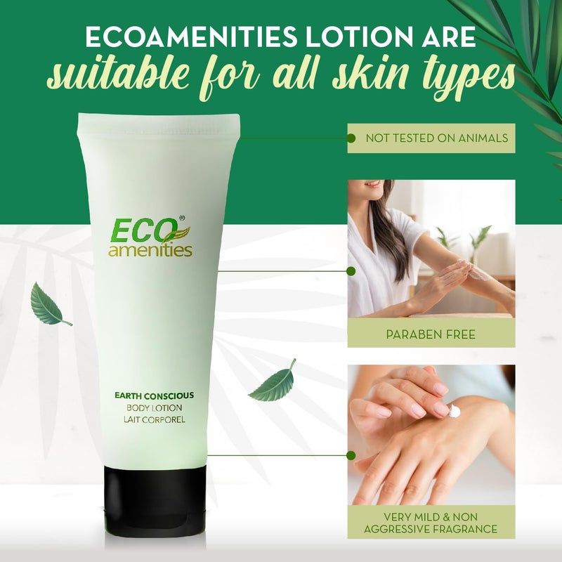 ECO AMENITIES Transparent Tube Flip Cap Individually Wrapped 30ml Body Lotion, 72 Tubes per Case by ECO Amenities - Image 4