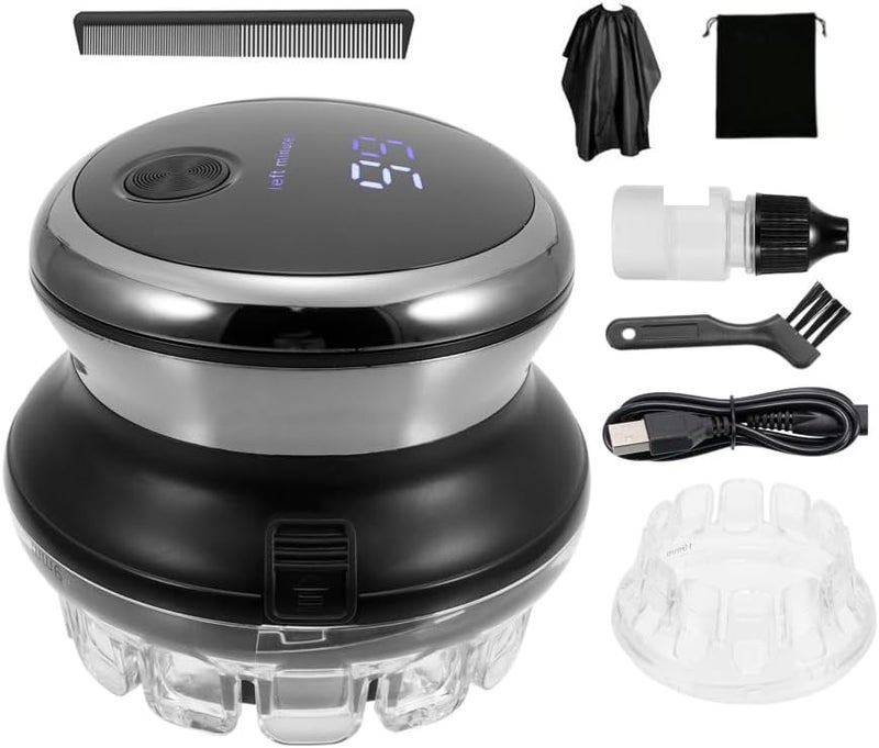ALLOMN Hair Clipper for Men Rechargeable Shaved Head Hair Clipper Circular Cordless Hair Trimmer Portable SelfHaircut Kit Electric Hair Removal Machine Hair Trimming Machine for Men Adults Kids