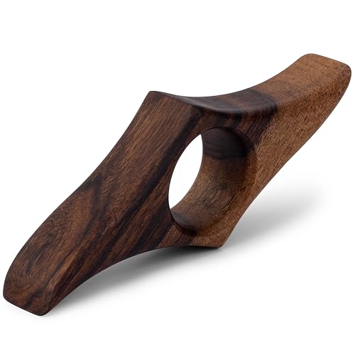 TILISMA Book Page Holder – Handmade Natural Walnut Thumb Bookmark - Novel Reading Accessories Gifts for Readers, Book Lovers Gifts, Bookworm Gifts, Literary Gifts - Reading Accessories (Small - 0.78") - Image 1